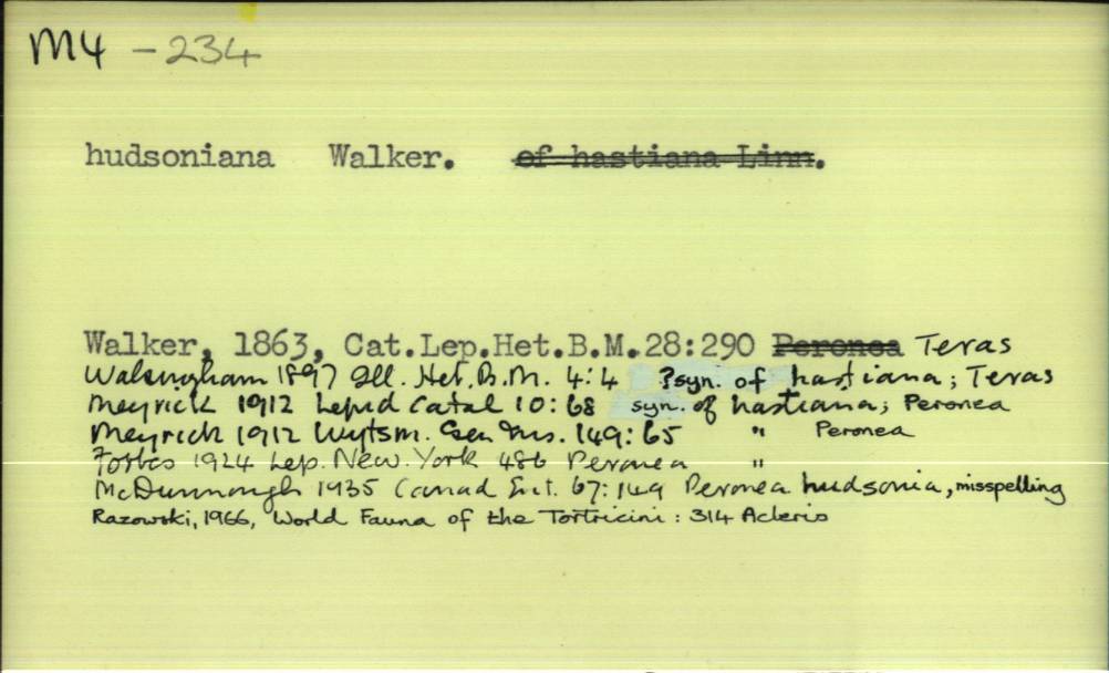 front of card